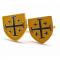 Yellow and Black Enamel Crusader Shield Cross.JPG